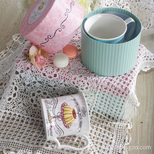 FINECASA 15 years manufactures of porcelain mug for home use